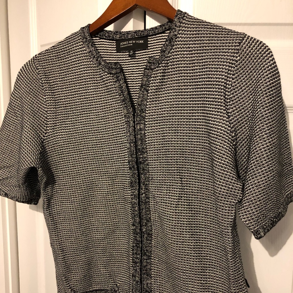 Jones New York Collection short sleeve sweater
